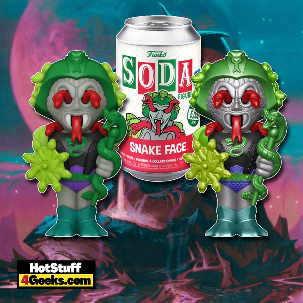 Funko Vinyl Soda! Masters of The Universe - Snake Face Funko Vinyl Soda Figure is a Funko Virtual Con NYCC 2021 – Entertainment Earth Shared Exclusive