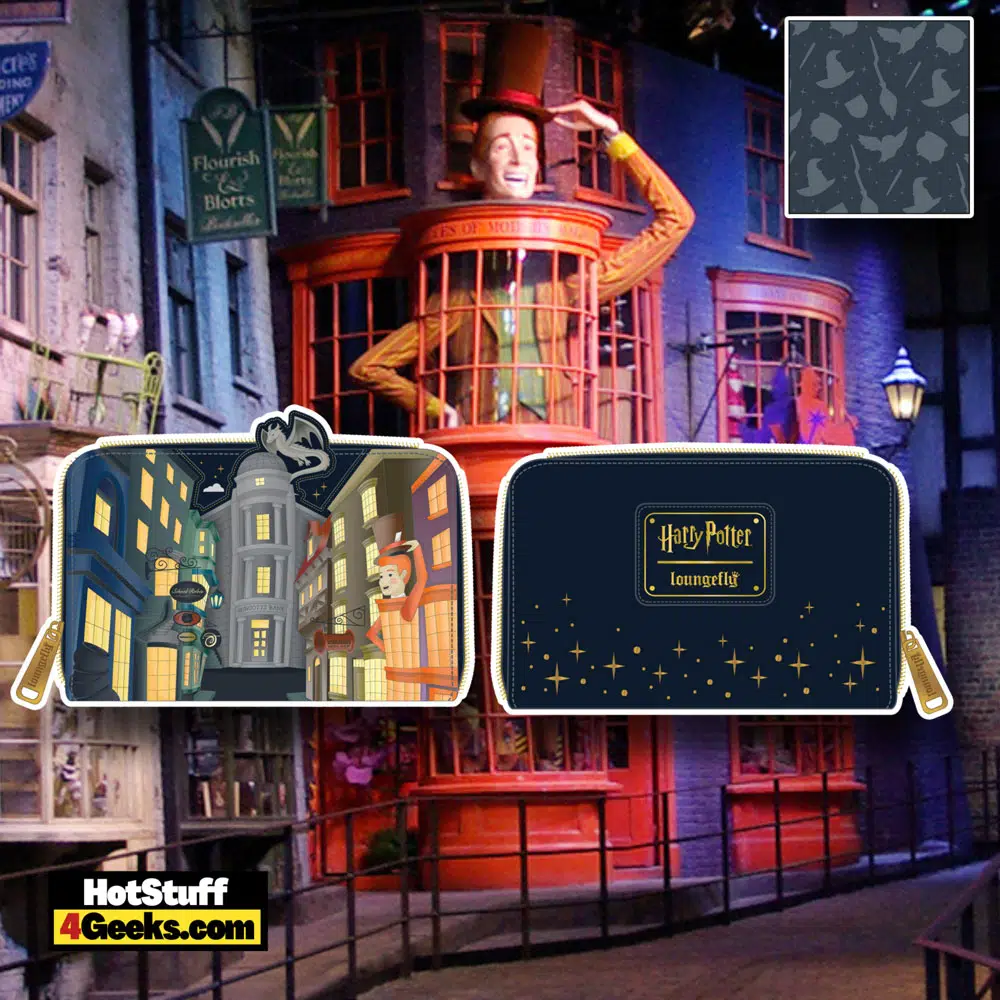 Loungefly Harry Potter Diagon Alley Zip Around Wallet