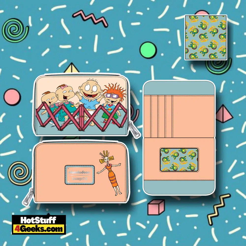 Loungefly Nickelodeon Rugrats 30th Anniversary Zip Around Wallet