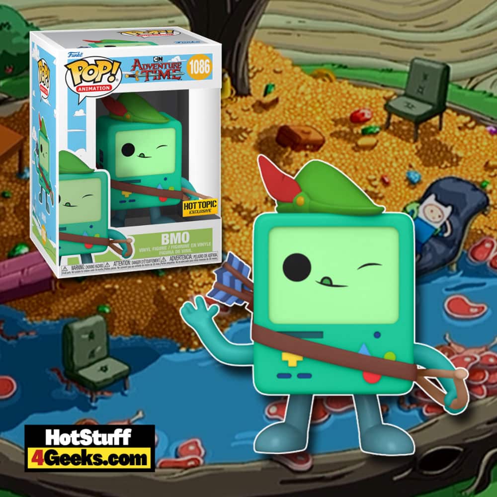 Funko Pop! Animation: Adventure Time – BMO Robin Hood Funko Pop! Vinyl Figure - Hot Topic Exclusive