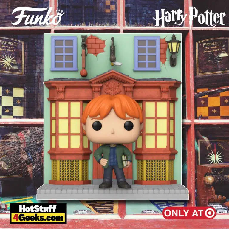 Funko POP! Deluxe: Harry Potter Diagon Alley - Quality Quidditch Supplies with Ron Funko Pop! Vinyl Figure - Target Exclusive