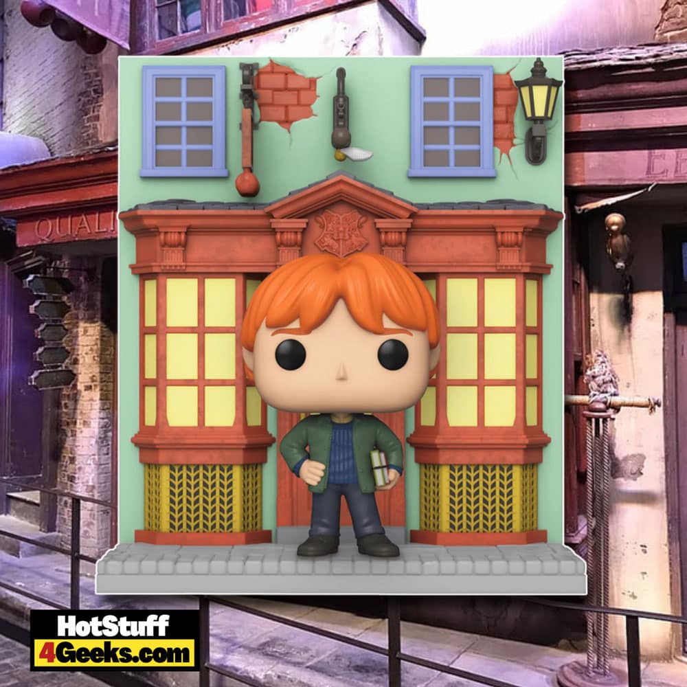 Funko POP! Deluxe: Harry Potter Diagon Alley - Quality Quidditch Supplies with Ron Funko Pop! Vinyl Figure - Target Exclusive