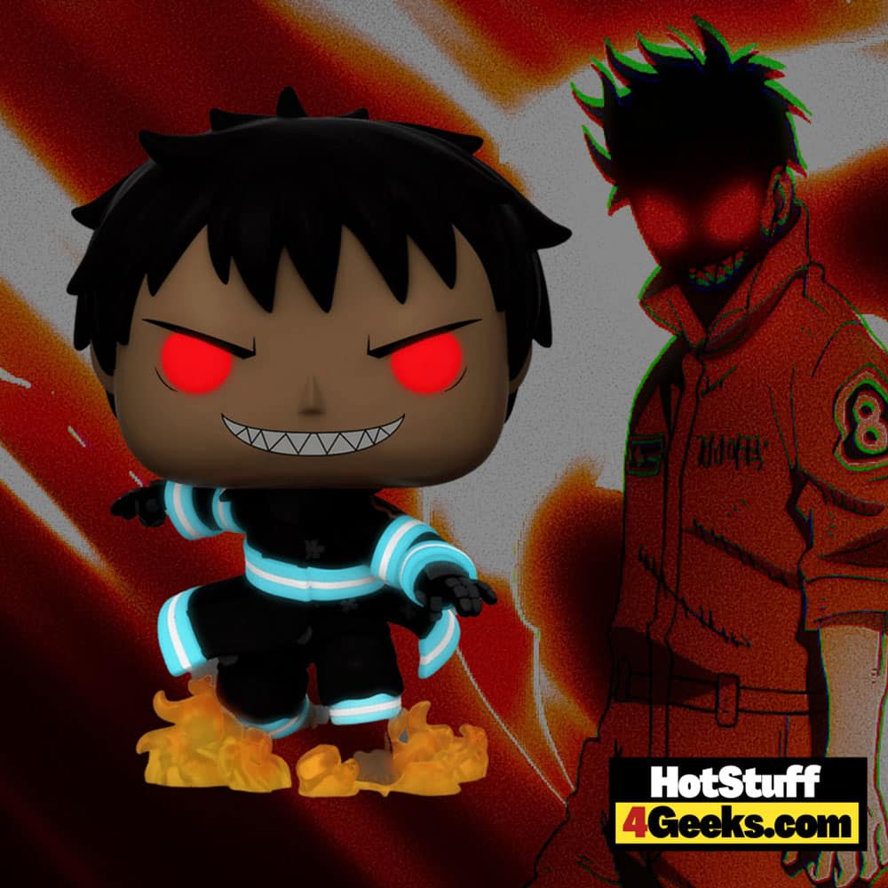 Funko Pop! Animation: Fire Force - Shinra with Fire Glow-in-the-Dark (GITD) Funko Pop! Vinyl Figure - BoxLunch Exclusive