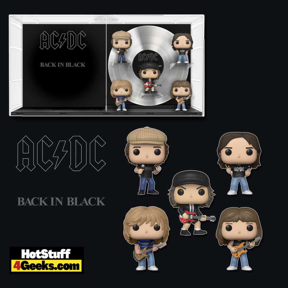 2021 NEW AC/DC Back in Black Pop! Album (All 5 Band Members)