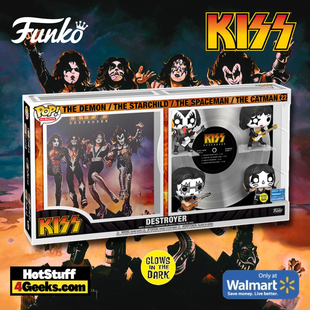 2021 NEW Kiss – Destroyer Pop! Album (All 4 Band Members)