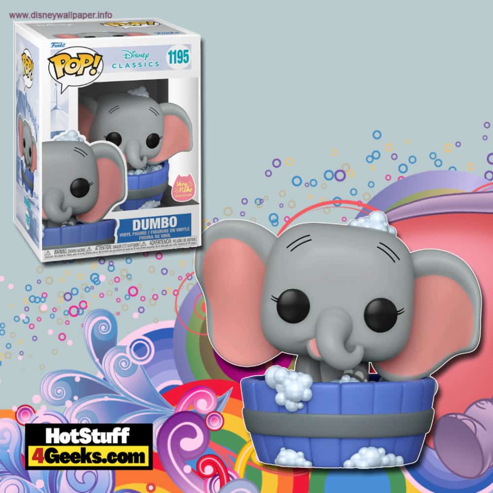 Funko Pop! Disney: Dumbo In Bubble Bath Funko Pop! Vinyl Figure - VeryNeko Exclusive