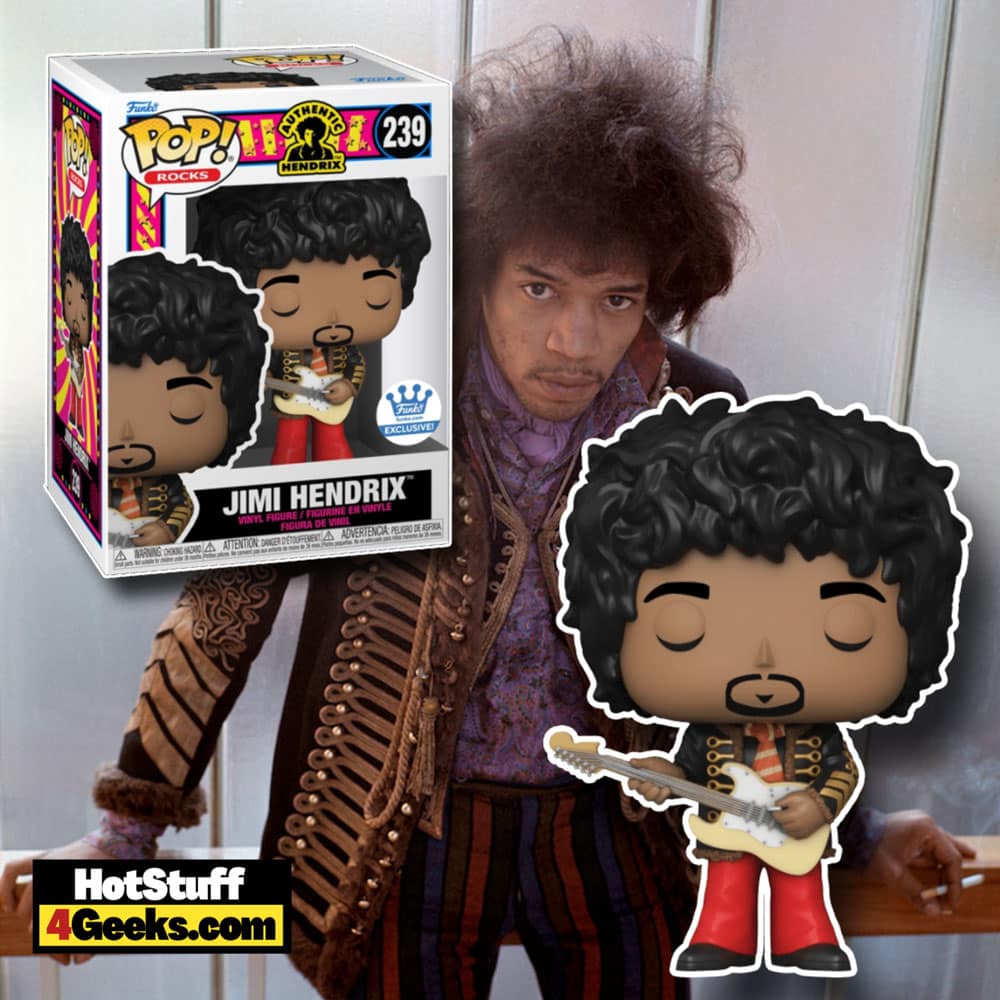 Funko Pop! Rocks: Jimi Hendrix in Napoleonic Hussar Jacket Funko Pop! Vinyl Figure - Funko Shop Exclusive