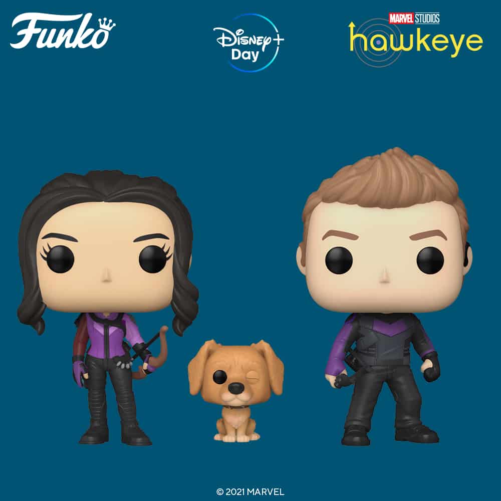 Funko Pop! Television: Hawkeye - Kate Bishop with Lucky the Pizza Dog Funko Pop! Buddy Vinyl Figure