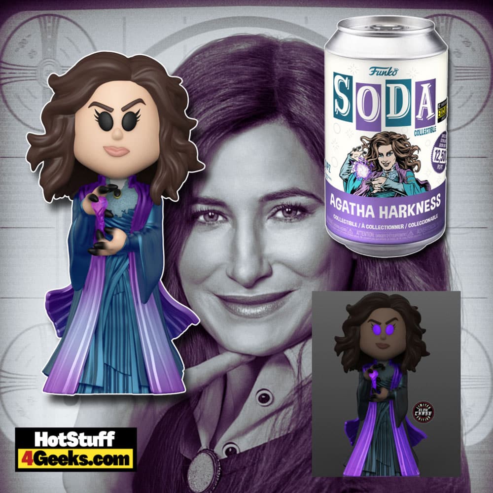 Funko Soda: WandaVision - Agatha Harkness Funko Soda Vinyl Soda Figure - Entertainment Earth Exclusive