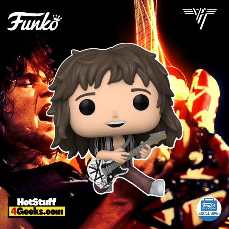 Funko Pop! Rocks: Eddie Van Halen with Guitar Funko Pop! Vinyl Figure - Funko Shop Exclusive (2023 Edition)