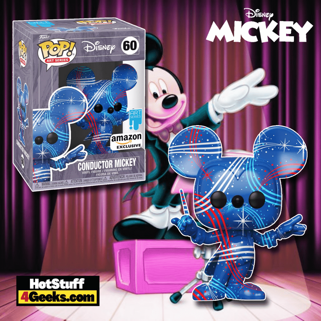 Funko Pop! Art Series: Disney Treasures of The Vault - Conductor Mickey Funko Pop! Artist Series Vinyl Figure - Amazon Exclusive