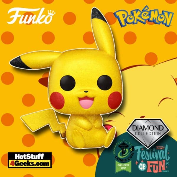 Coque Ingrem Pour IPhone 12/12 Pro – Pokemon Pikachu – Glitter Paillettes