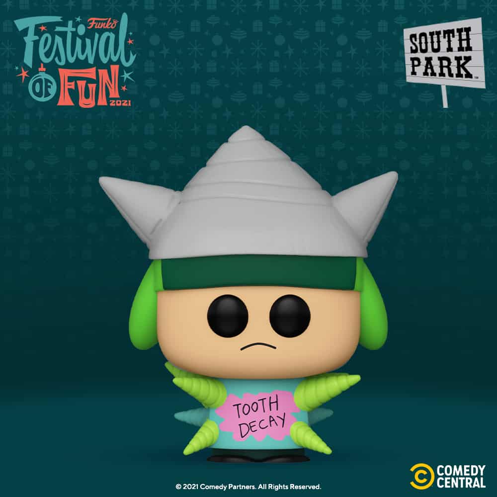 Funko Pop! South Park – Kyle as Tooth Decay Funko Pop! Vinyl Figure - ECCC 2021 X Festival of Fun 2021 X Funko Shop Shared Exclusive