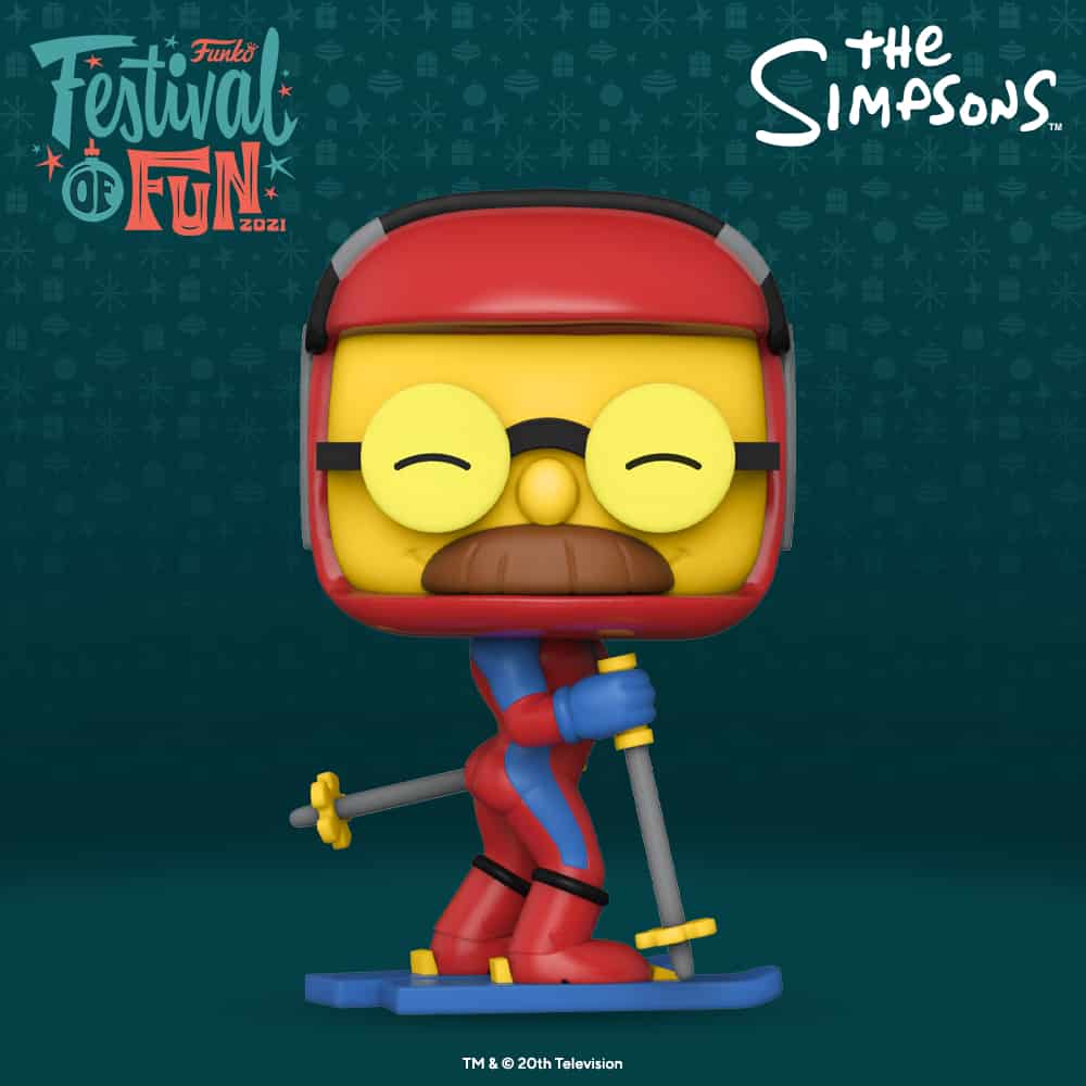 Funko Pop! Television: The Simpsons - Stupid Sexy Flanders Funko Pop! Vinyl Figure - ECCC 2021 X Festival of Fun 2021 X Hot Topic Exclusive