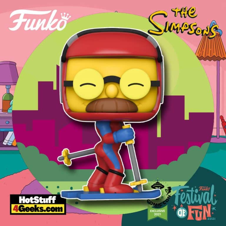 Funko Pop! Television: The Simpsons - Stupid Sexy Flanders Funko Pop! Vinyl Figure - ECCC 2021 X Festival of Fun 2021 X Hot Topic Exclusive