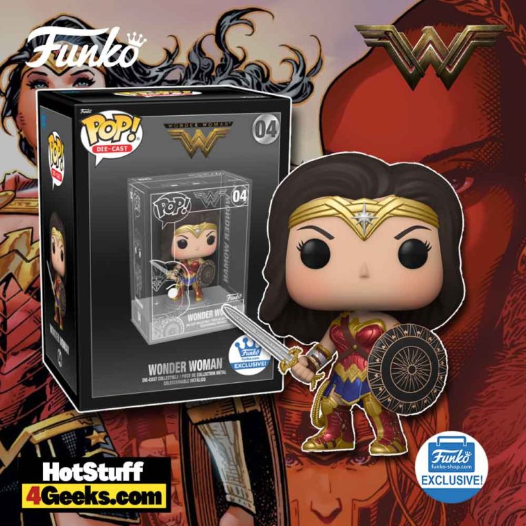 Funko Pop! Die-Cast: Wonder Woman Funko Pop! Vinyl Figure - Funko Shop Exclusive