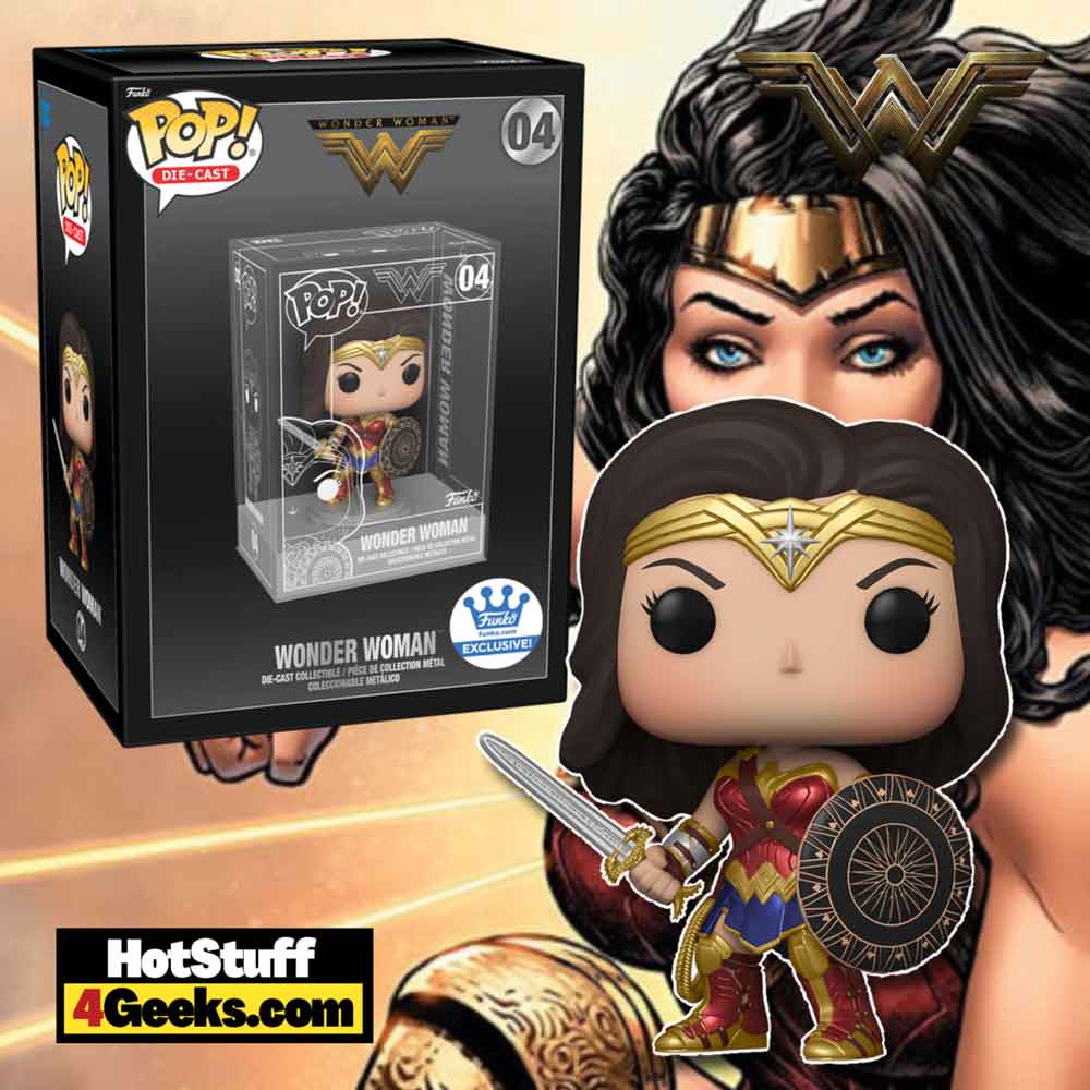 Funko Pop! Die-Cast: Wonder Woman Funko Pop! Vinyl Figure - Funko Shop Exclusive