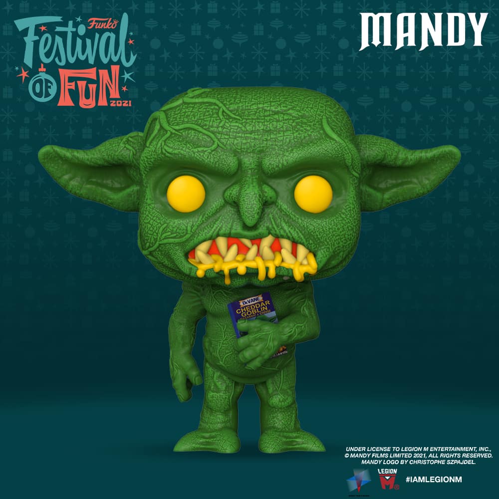 Funko Pop! Movies: Mandy - Cheddar Goblin Funko Pop! Vinyl Figure - ECCC 2021 X Festival of Fun 2021 X Funko Shop Shared Exclusive