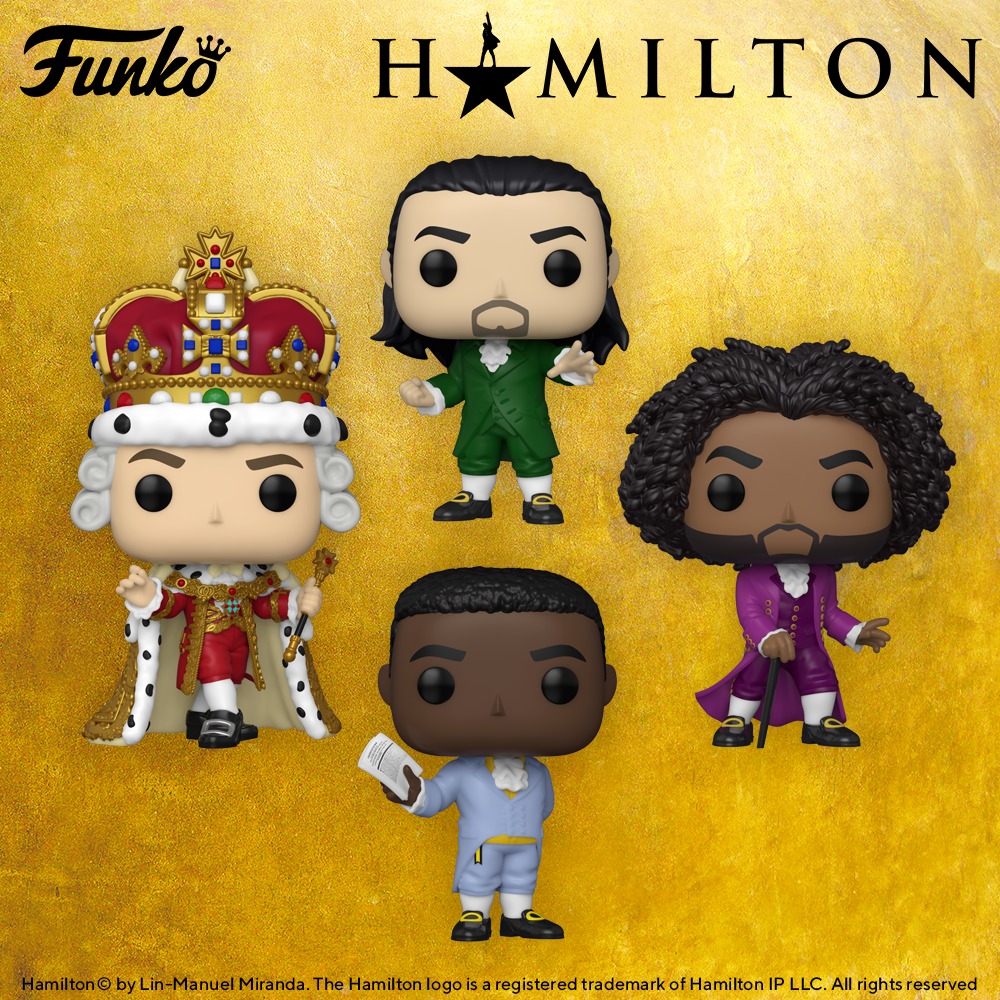 Broadway - Hamilton Funko Pop! Vinyl Figures (2022 release)