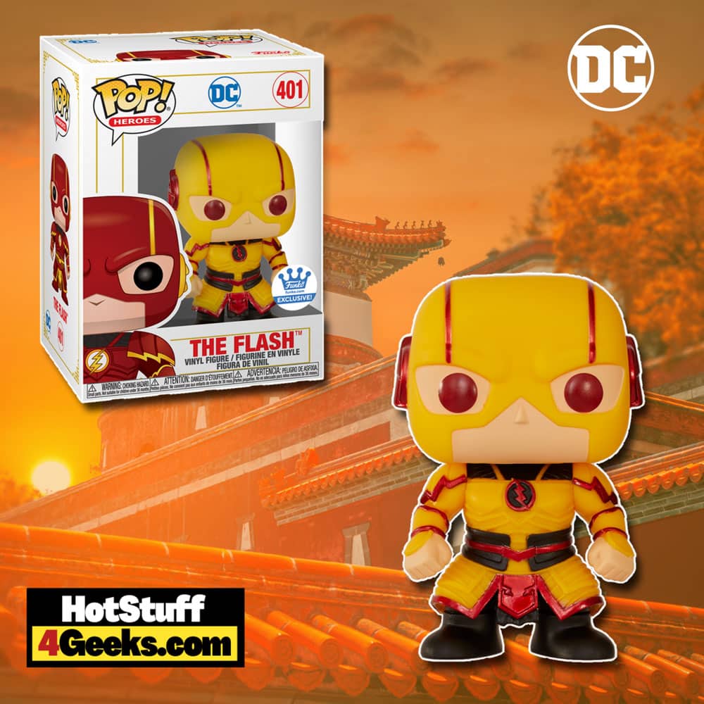 Funko Pop! Heroes: DC Imperial Palace - Flash in Reverse Colors Funko Pop! Vinyl Figure - Funko Shop Exclusive