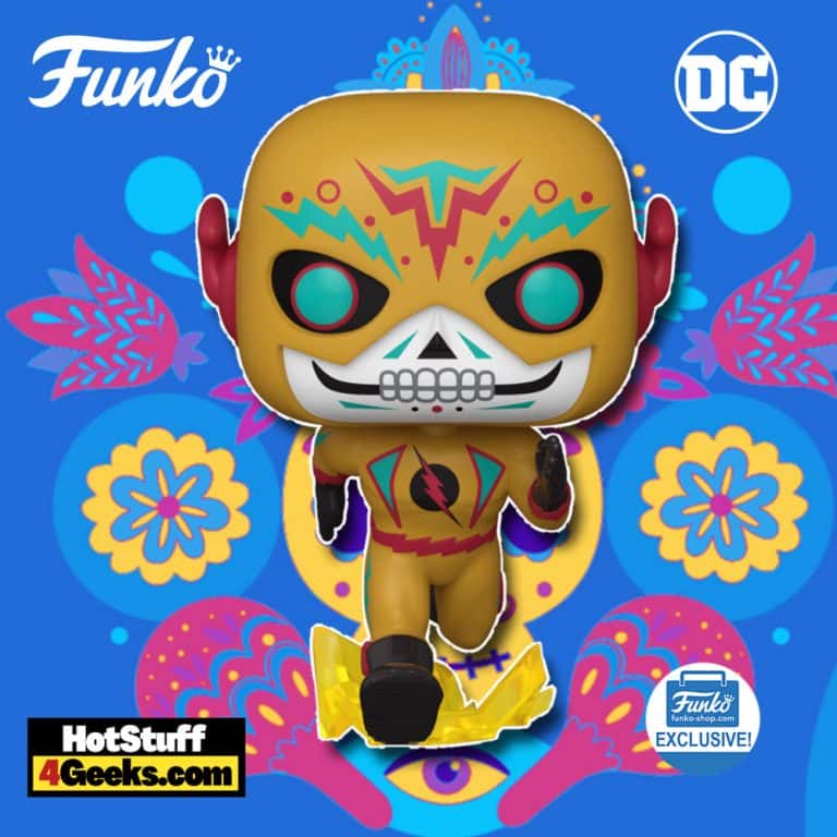 Funko Pop! Heroes: Dia de Los DC - Flash in Reverse Colors Funko Pop! Vinyl Figure - Funko Shop Exclusive