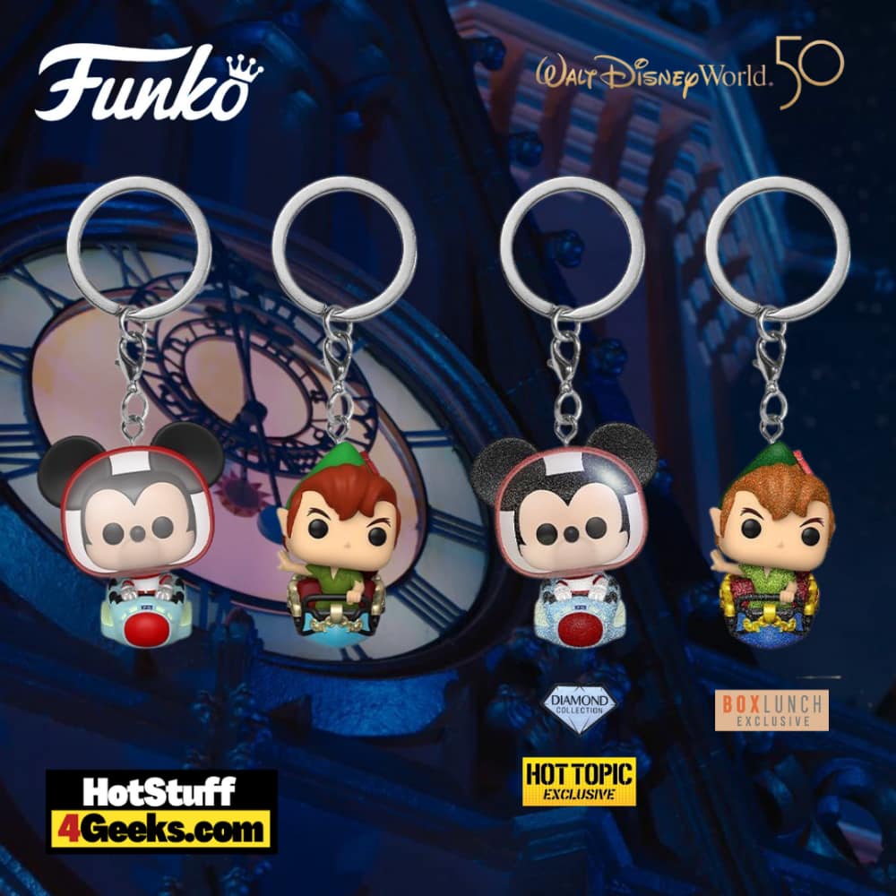 Disney World 50th Anniversary Funko Key Chains