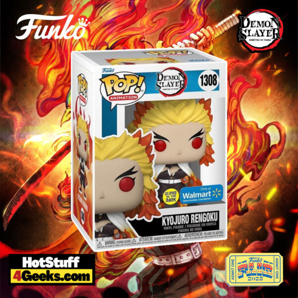 2023 NEW Demon Slayer - Kyojuro Rengoku GITD Funko Pop!