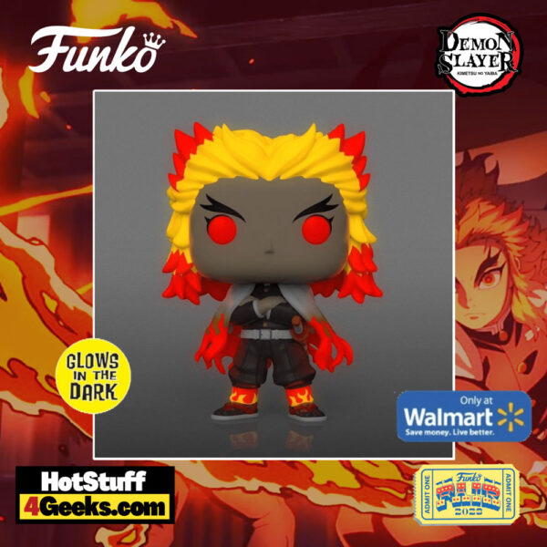 2023 NEW Demon Slayer - Kyojuro Rengoku GITD Funko Pop!