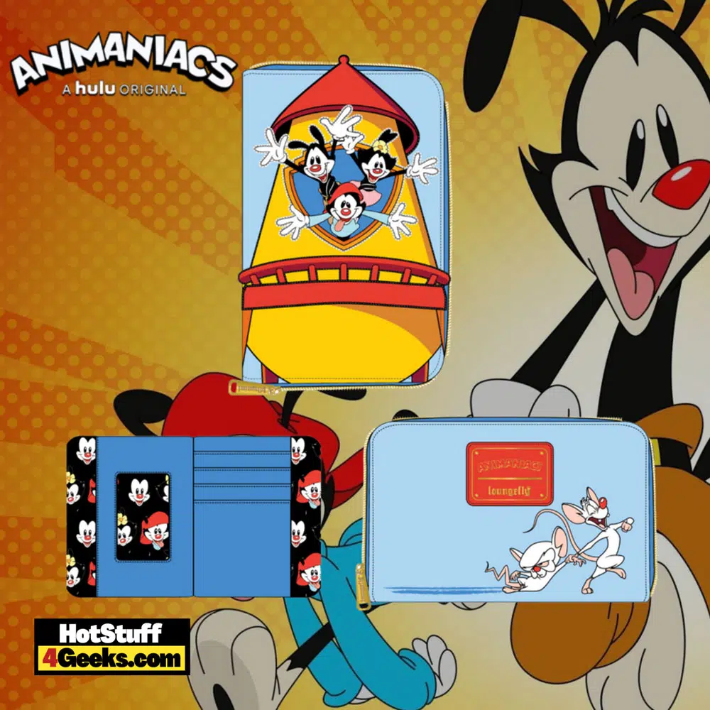 Loungefly Warner Brothers Animaniacs WB Tower Zip Around Wallet