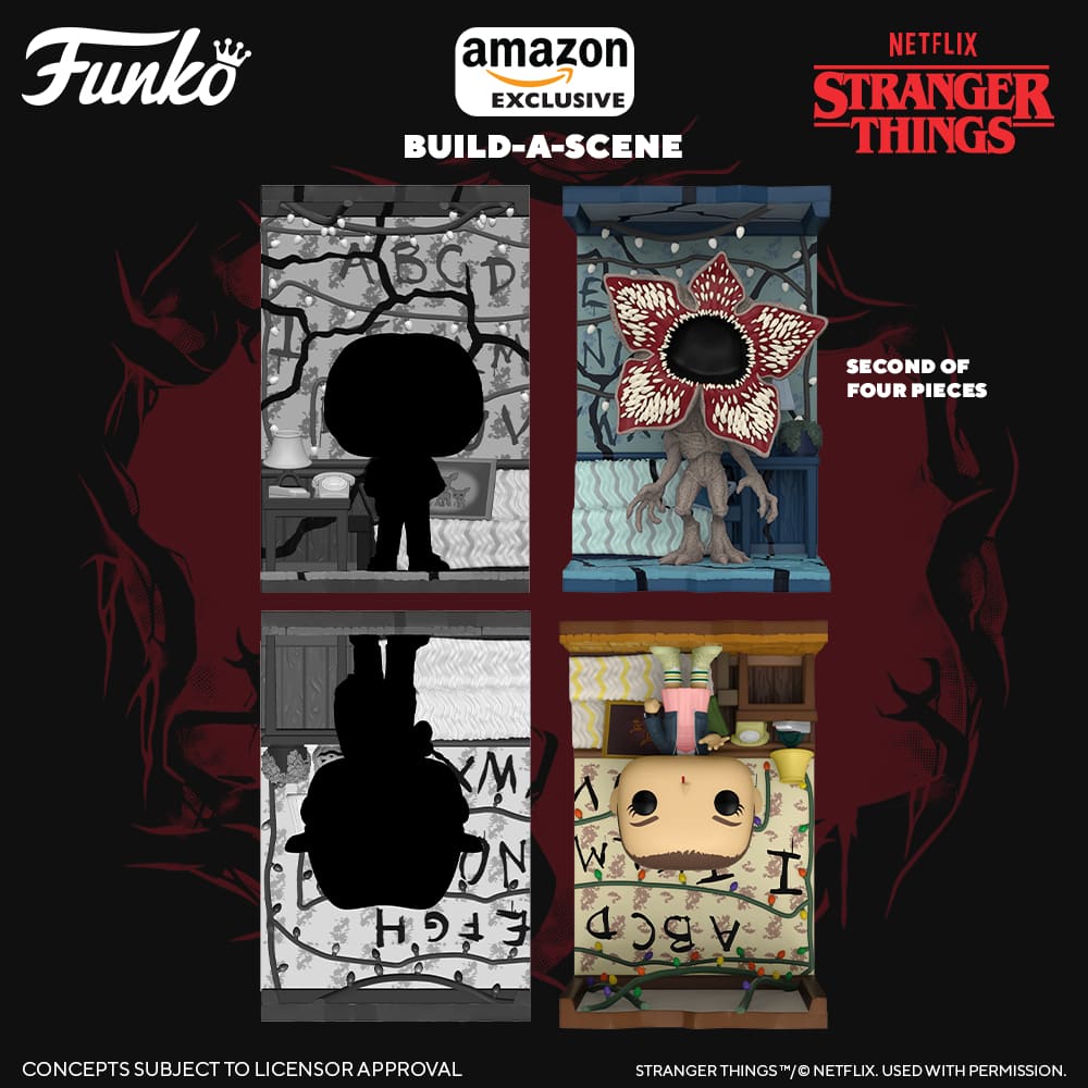 Funko Pop! Deluxe: Stranger Things Build A Scene - Byers House: Demogorgon Funko Pop! Deluxe Vinyl Figure - Amazon Exclusive - Figure 2 of 4 (2022)