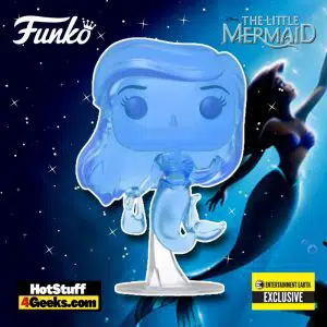 Funko Pop! Disney: The Little Mermaid - Ariel Blue Translucent Funko Pop! Vinyl Figure - Entertainment Earth Exclusive (2022)