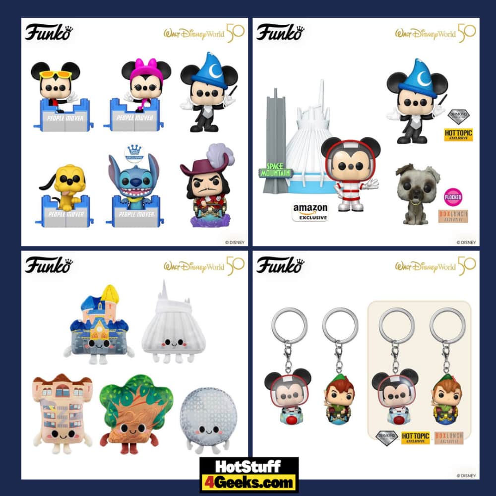 Walt Disney World 50th Anniversary Funko Pops (2022)