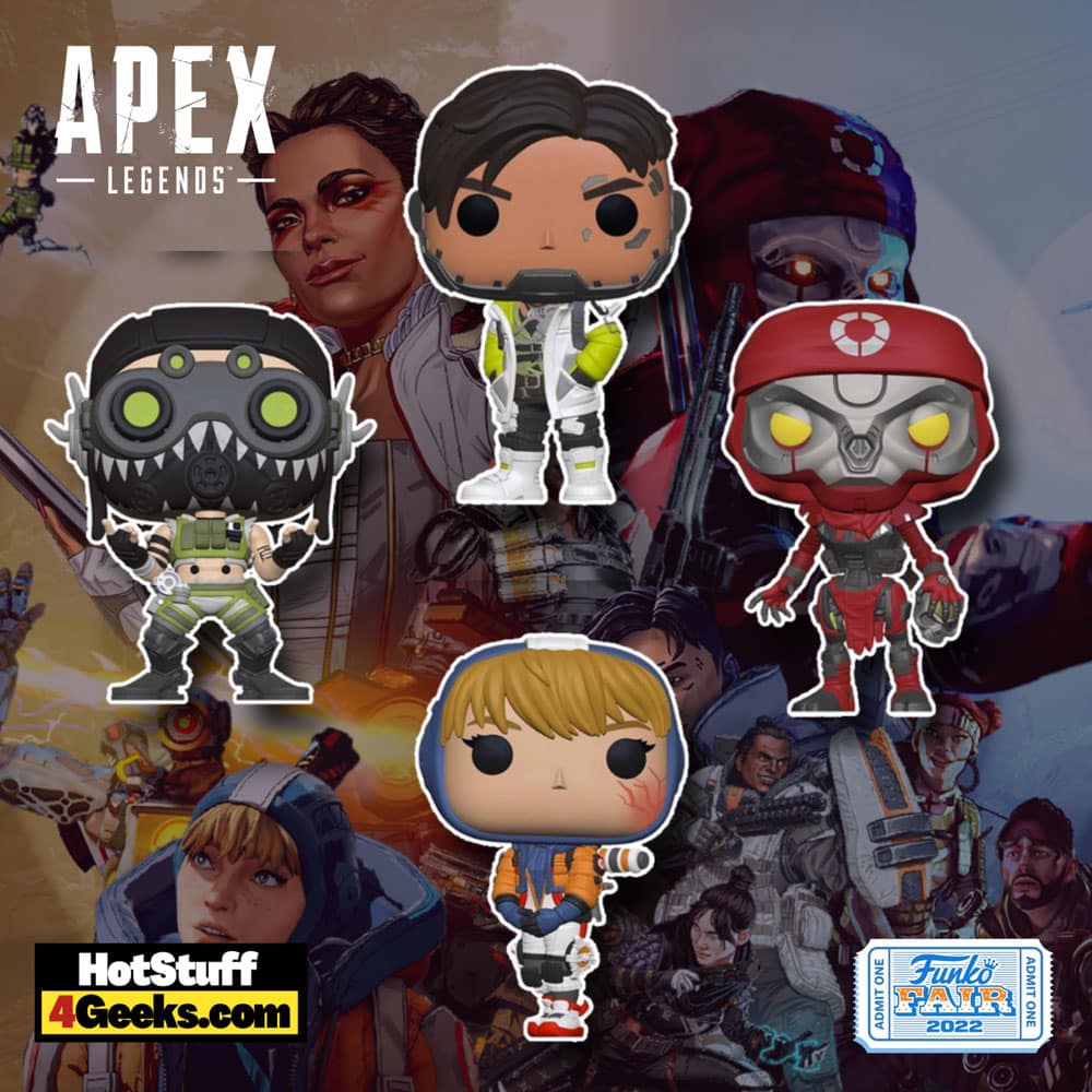 Funko Pop! Games: Apex Legends - Crypto, Octane, Revenant, and Wattson Funko Pop! Vinyl Figures - Funko Fair 2022