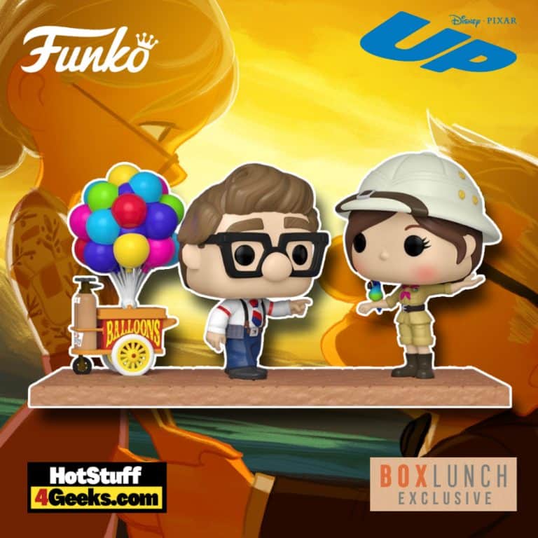 Funko Pop! Moment: Disney Pixar Up - Carl & Ellie with Balloon Cart Funko Pop! Vinyl Figures - BoxLunch Exclusive