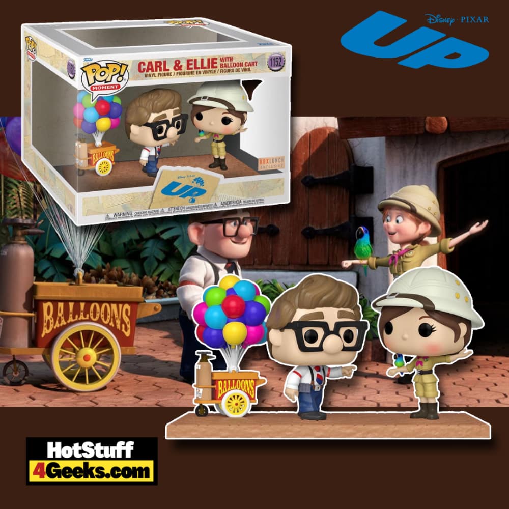 2022 Up: Carl & Ellie with Balloon Cart Funko Pop! Exclusive