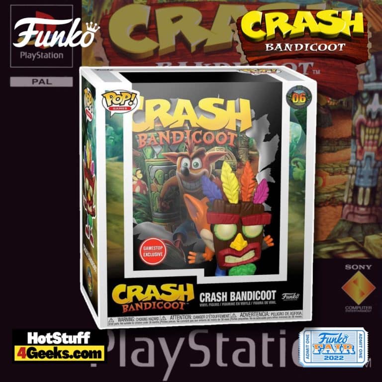 Funko Pop! Game Cover: Crash Bandicoot Funko Pop! Game Cover Vinyl Figure - GameStop Exclusive - Funko Fair 2022