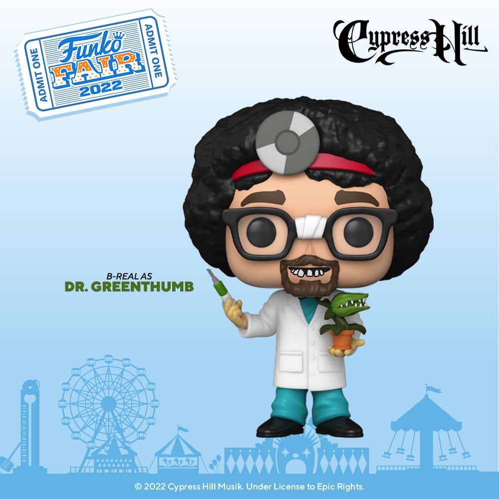 Funko Pop! Rocks: Cypress Hill - B-Real (Dr. Greenthumb) Funko Pop! Vinyl Figure