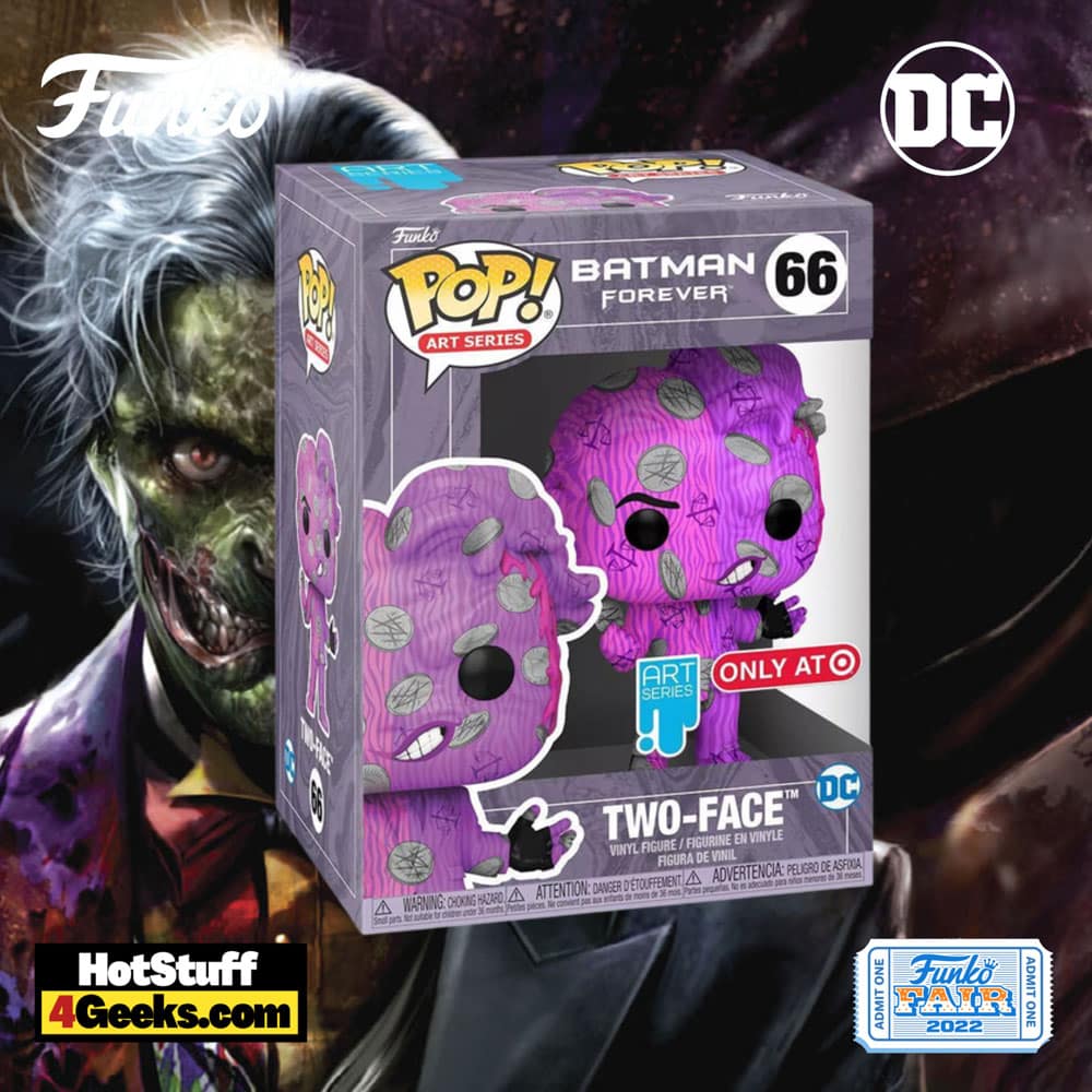 Funko Pop! DC Artist Series: Two-Face Funko Pop! Vinyl Figure - Target Exclusive - Funko Fair 2022