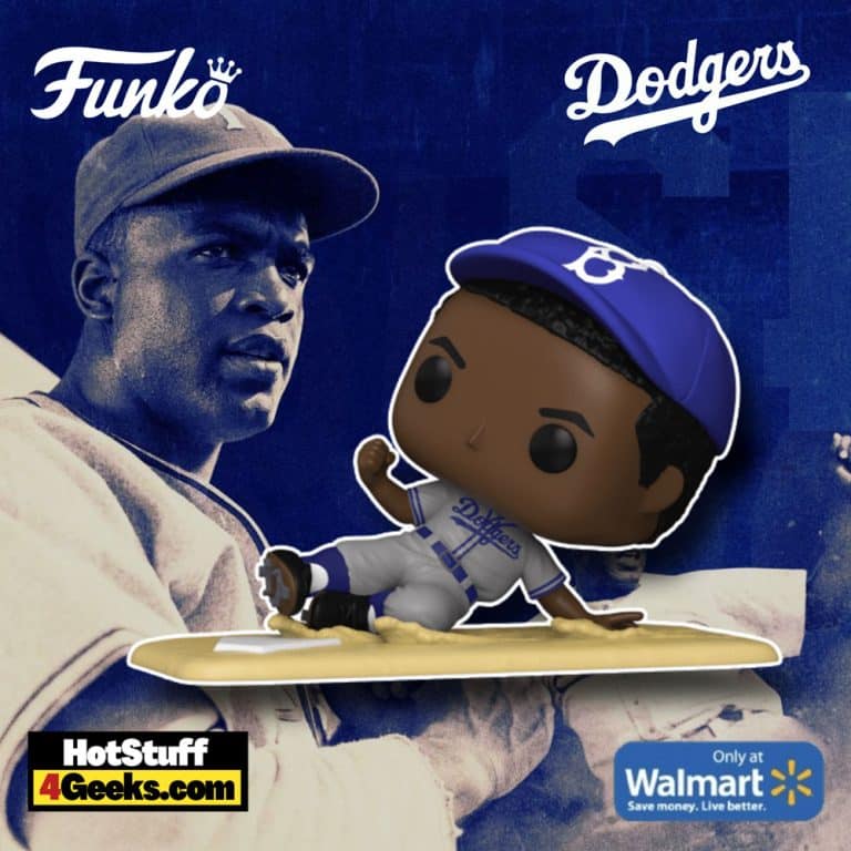 Funko Pop! Sports Legends: Dodgers – Jackie Robinson (Sliding)Funko Pop! Vinyl Figure - Walmart Exclusive