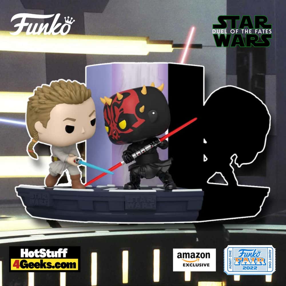 Funko Pop! Deluxe Star Wars: Duel of The Fates - OBI-Wan Kenobi,   Exclusive, Figure 2 of 3