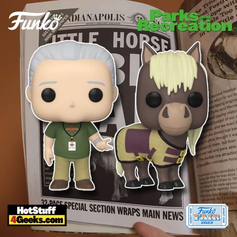 Funko Pop! Television: Parks and Recreation - Jerry & Li'l Sebastian 2-pack Funko Pop! Vinyl Figure - Target Exclusive - Funko Fair 2022