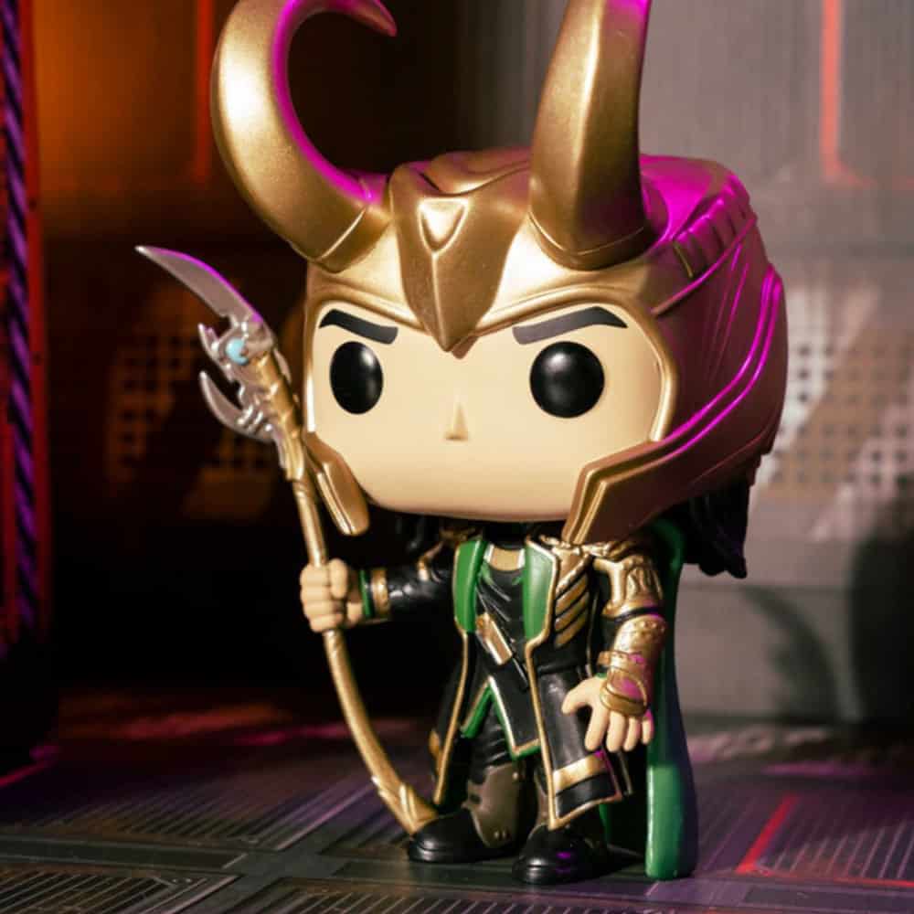 Funko Pop! Marvel: Loki With Scepter Funko Pop! Vinyl Figure - Entertainment Earth Exclusive - Funko Fair 2022 (Real Image)