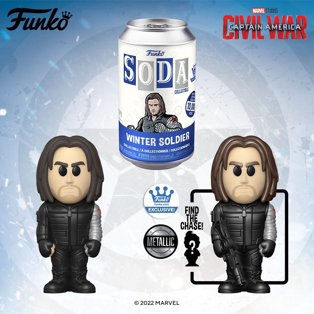 Marvel Studios’ Captain America: Civil War – Winter Soldier Funko Vinyl Soda Figure - Funko Shop Exclusive