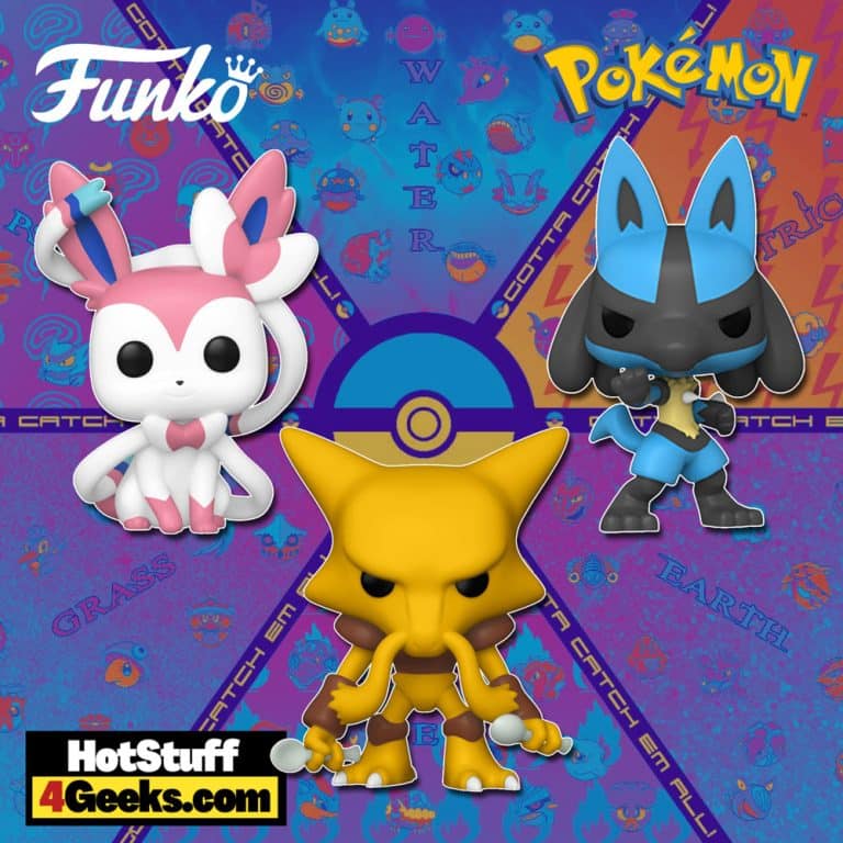 Funko Pop! Games: Pokemon - Lucario, Alakazam and  Sylveon  Funko Pop! Vinyl Figures