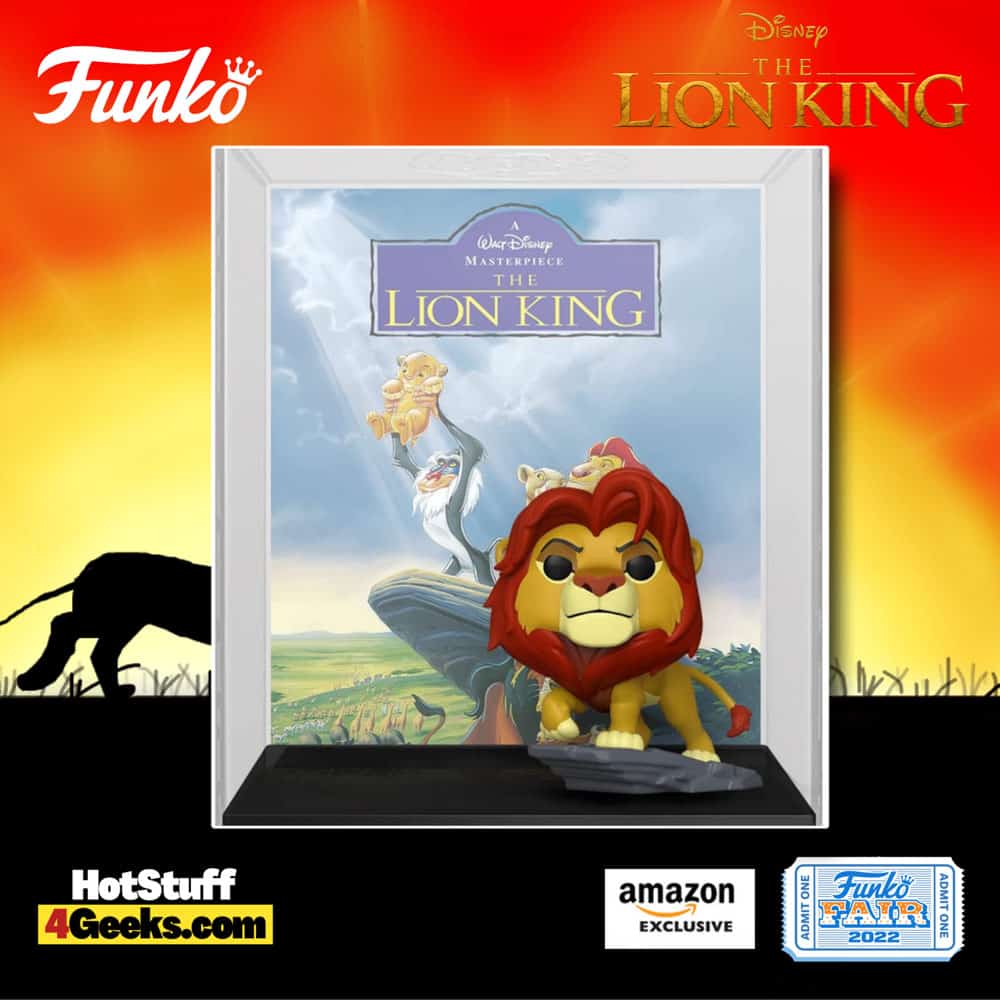 Funko Pop! VHS Cover: Disney - The Lion King Funko Pop! Vinyl Figure  - Amazon Exclusive - Funko Fair 2022