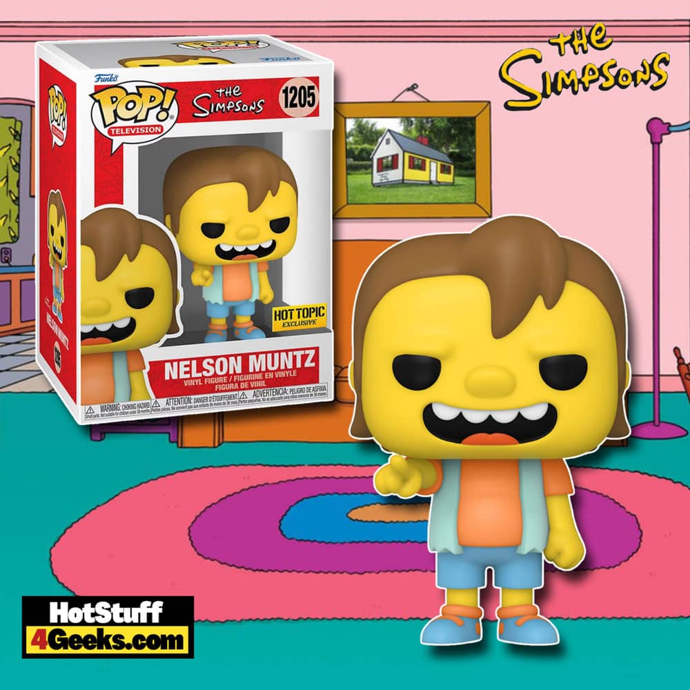 Funko Pop! Television: The Simpsons: Nelson Muntz Funko Pop! Vinyl Figure - Hot Topic Exclusive