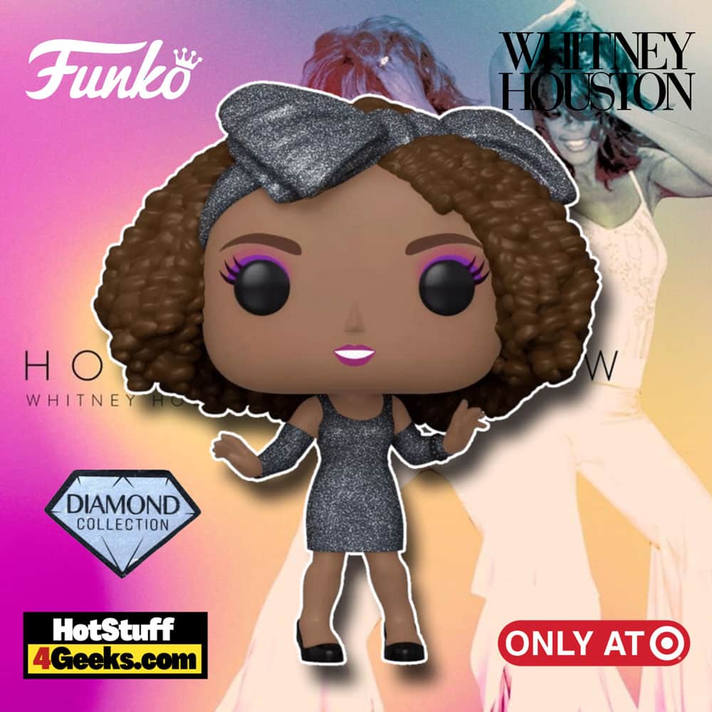 2022 NEW Whitney Houston Diamond Glitter Funko Pop Exclusive