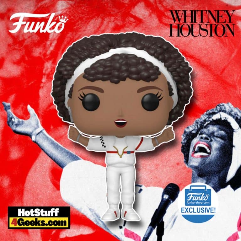 Funko Pop! Icons: Whitney Houston Super Bowl 1991 Funko Pop! Vinyl Figure - Funko Shop Exclusive