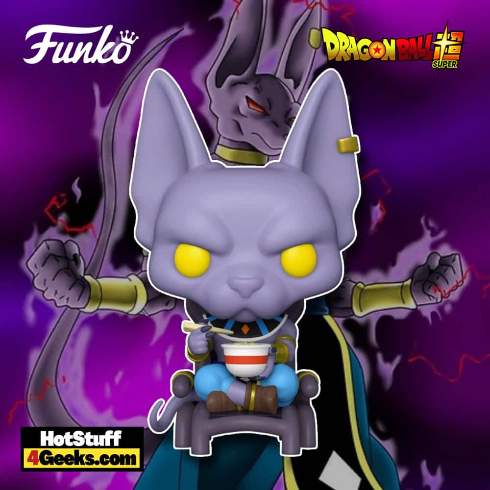 Funko Pop! Animation: Dragon Ball Z Super - Beerus (Eating Noodles) Funko Pop! Vinyl Figure - Hot Topic Exclusive