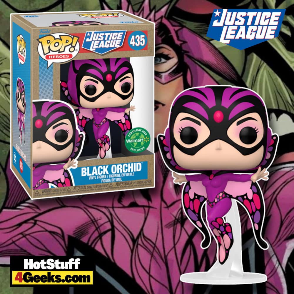 Funko Pop! DC Heroes: Justice League - Black Orchid Funko Pop! Vinyl Figure Earth Day - Walmart Exclusive